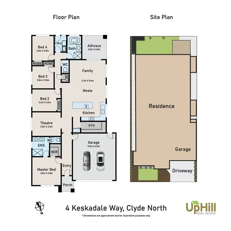 Floorplan of Homely house listing, 4 Keskadale Way, Clyde North VIC 3978