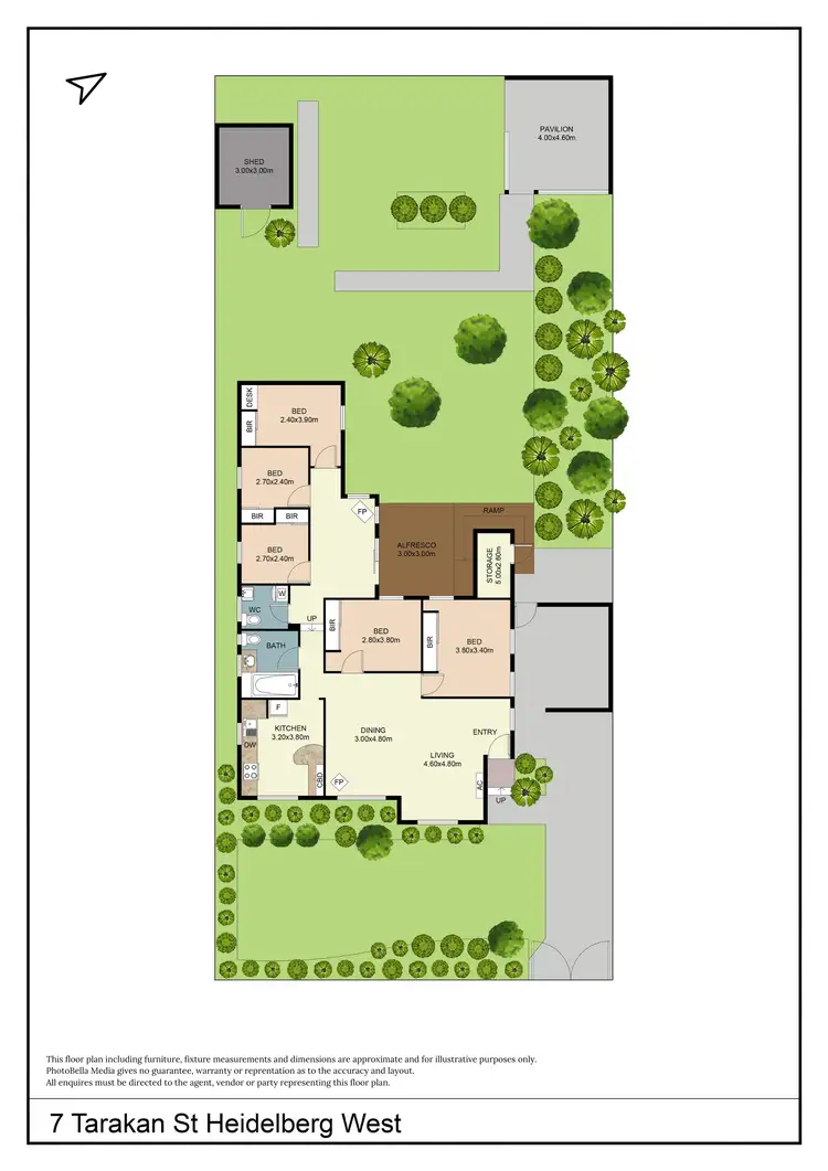Floorplan of Homely house listing, 7 Tarakan Street, Heidelberg West VIC 3081
