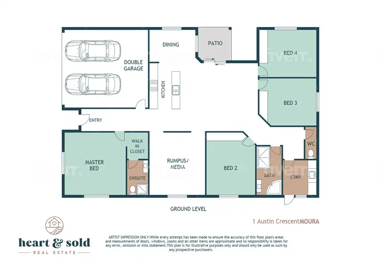 Floorplan of Homely house listing, 1 Austin Crescent, Moura QLD 4718