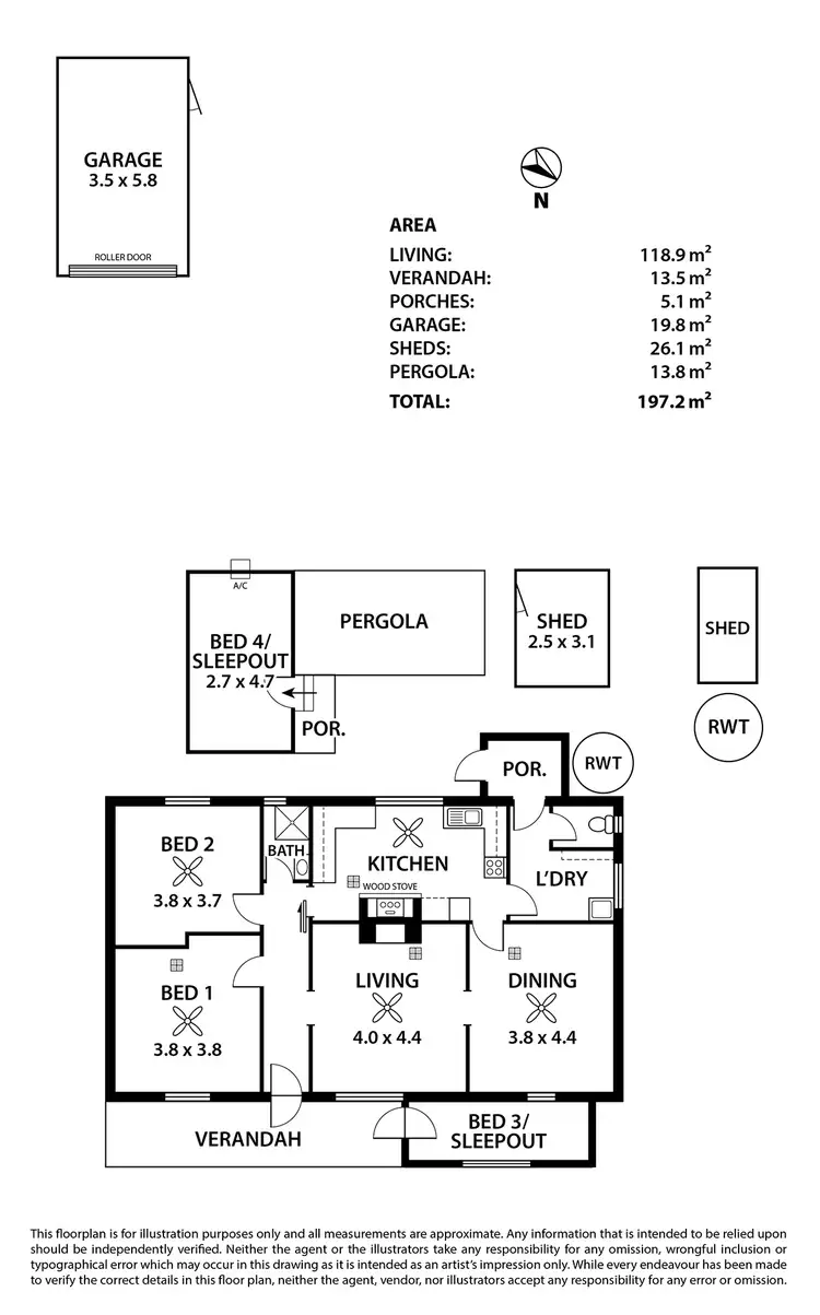 Floorplan of Homely house listing, 167 Railway Terrace, Tailem Bend SA 5260