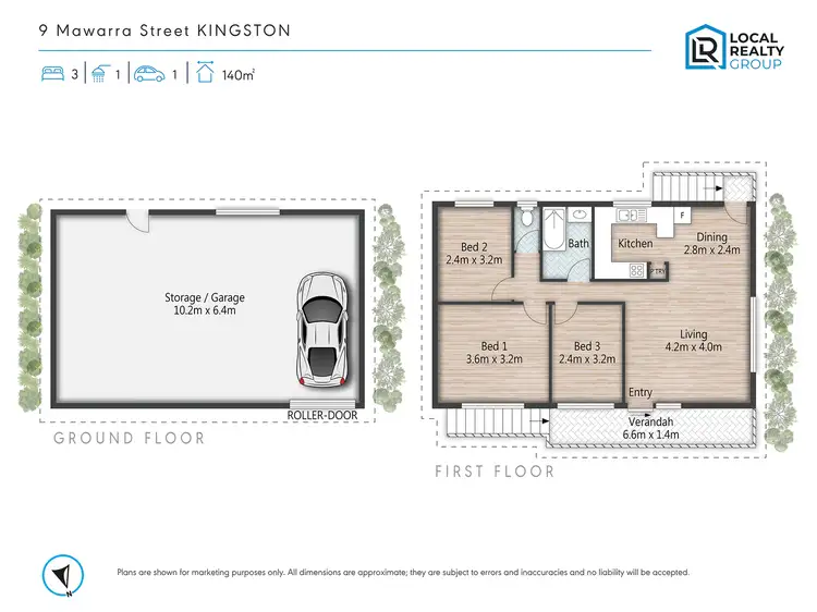 Floorplan of Homely house listing, 9 Mawarra Street, Kingston QLD 4114