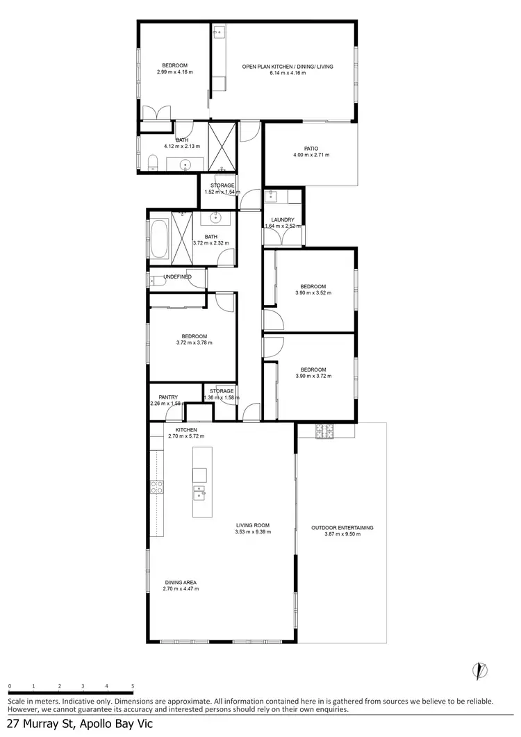 Floorplan of Homely house listing, 27 Murray Street, Apollo Bay VIC 3233