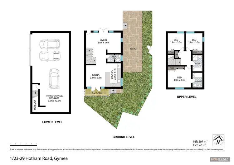 Floorplan of Homely townhouse listing, 1/23-29 Hotham Road, Gymea NSW 2227