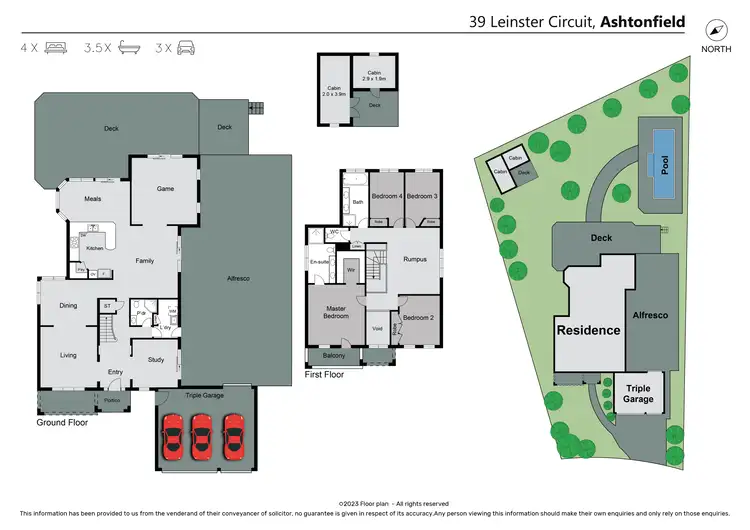 Floorplan of Homely house listing, 39 Leinster Circuit, Ashtonfield NSW 2323