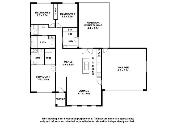 Floorplan of Homely unit listing, 6/89 Shepherdson Road, Mount Gambier SA 5290