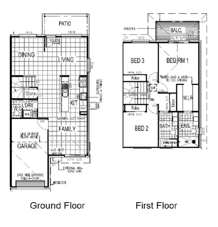 Floorplan of Homely townhouse listing, 11/103 Wain Road, Burpengary QLD 4505