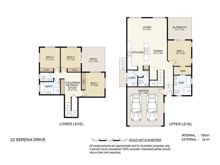 Floorplan of Homely house listing, 22 Serena Drive, Beaudesert QLD 4285