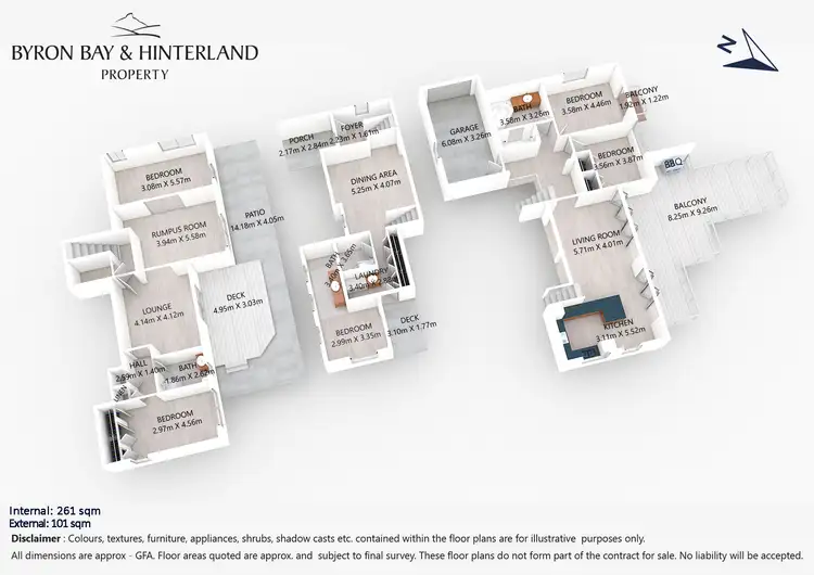 Floorplan of Homely house listing, 2/34-36 Brownell Drive, Byron Bay NSW 2481
