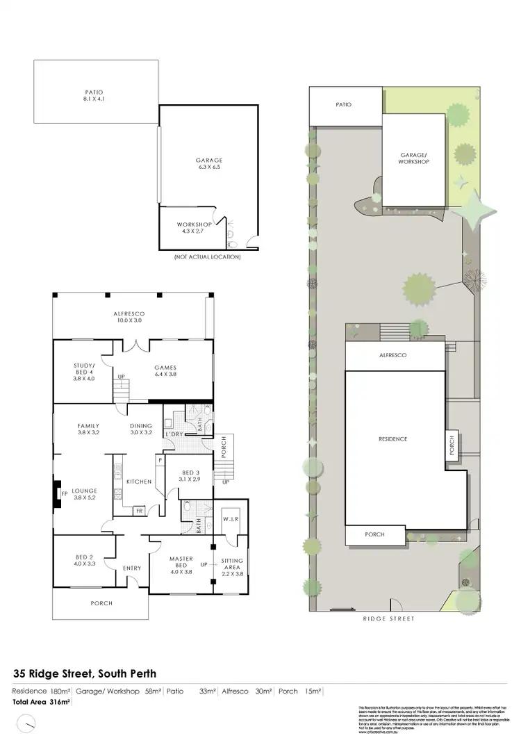 Floorplan of Homely house listing, 35 Ridge Street, South Perth WA 6151