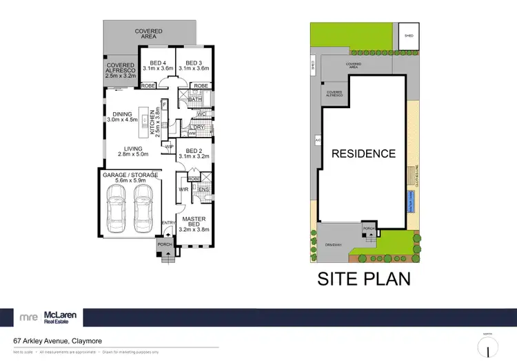 Floorplan of Homely house listing, 67 Arkley Ave, Claymore NSW 2559
