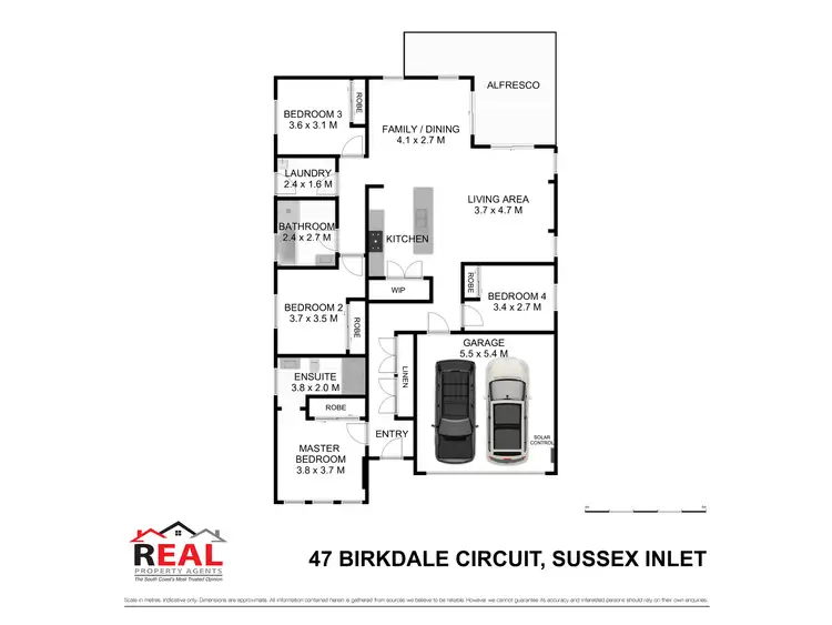 Floorplan of Homely house listing, 47 Birkdale Circuit, Sussex Inlet NSW 2540