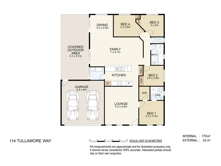 Floorplan of Homely house listing, 114-116 Tullamore Way, Gleneagle QLD 4285