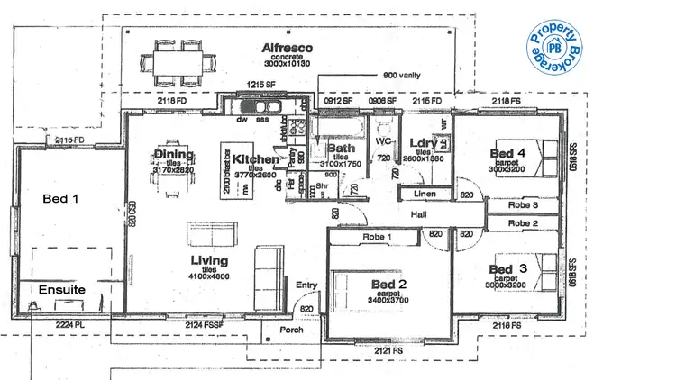 Floorplan of Homely house listing, 3 YRAM PLACE, Toogoom QLD 4655