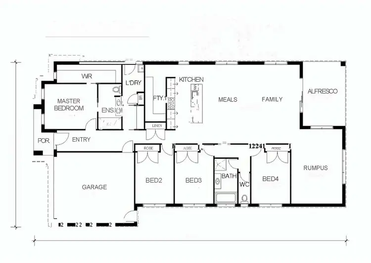Floorplan of Homely house listing, 8 Gatsby Drive, Officer VIC 3809