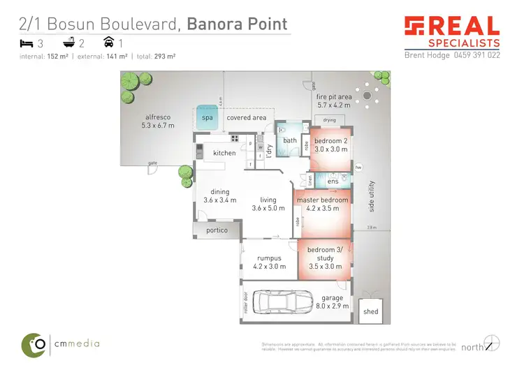 Floorplan of Homely house listing, 2/1 Bosun Boulevard, Banora Point NSW 2486