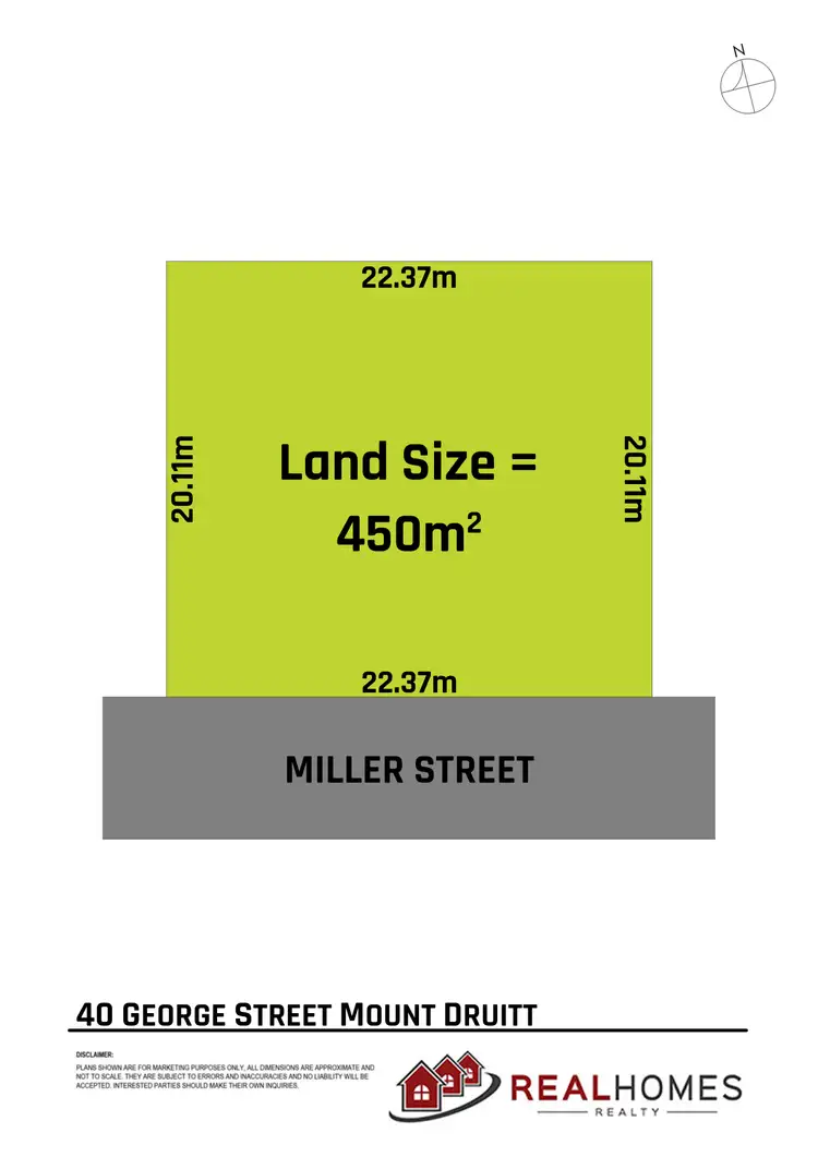 Floorplan of Homely land listing, Lot 1/40 George Street, Mount Druitt NSW 2770