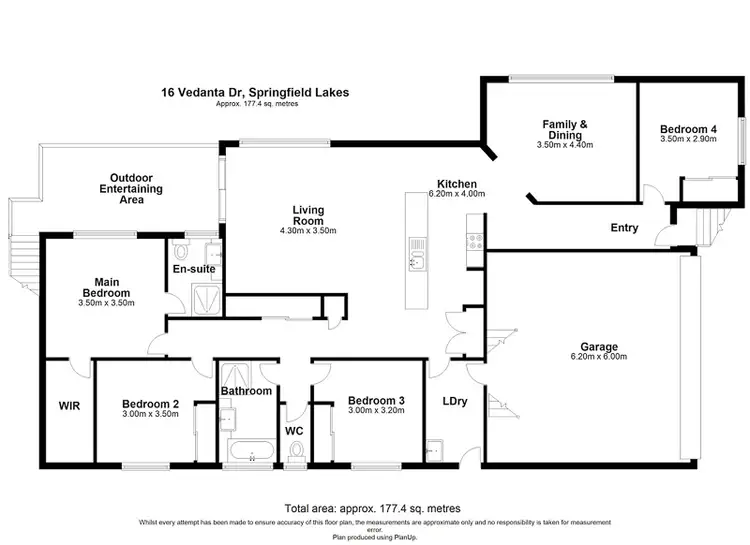 Floorplan of Homely house listing, 16 Vedanta Drive, Springfield Lakes QLD 4300