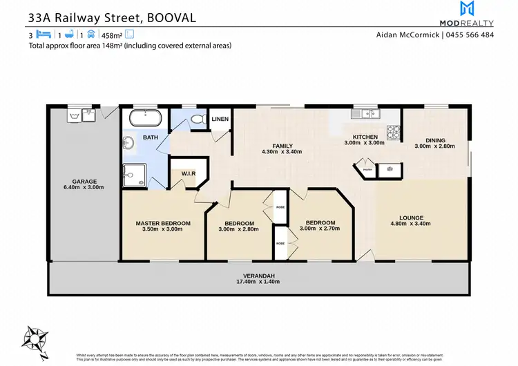 Floorplan of Homely house listing, 33A Railway Street, Booval QLD 4304