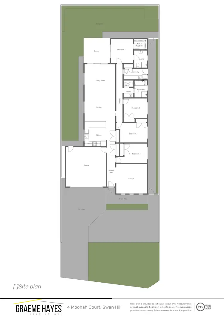 Floorplan of Homely house listing, 4 Moonah Court, Swan Hill VIC 3585