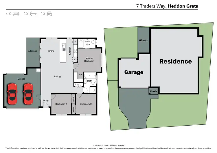 Floorplan of Homely house listing, 7 Traders Way, Heddon Greta NSW 2321