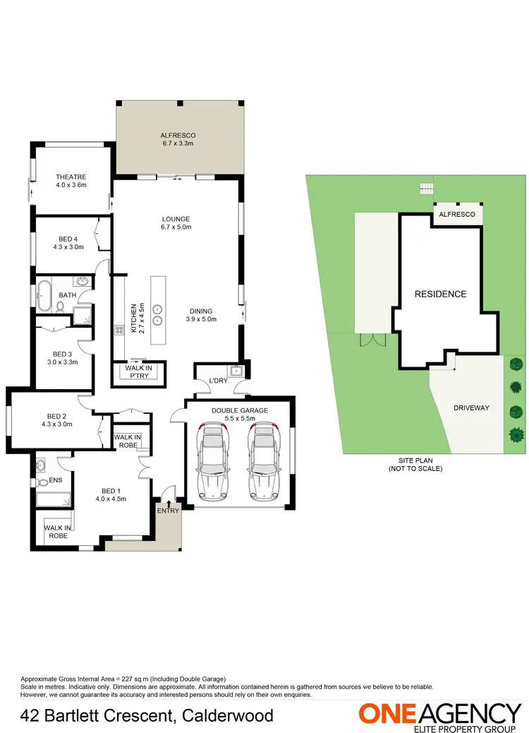 Floorplan of Homely house listing, 42 Bartlett Crescent, Calderwood NSW 2527
