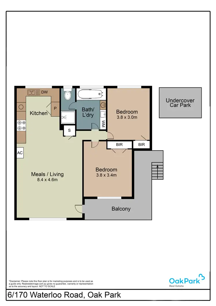 Floorplan of Homely apartment listing, 6/170 Waterloo Road, Oak Park VIC 3046