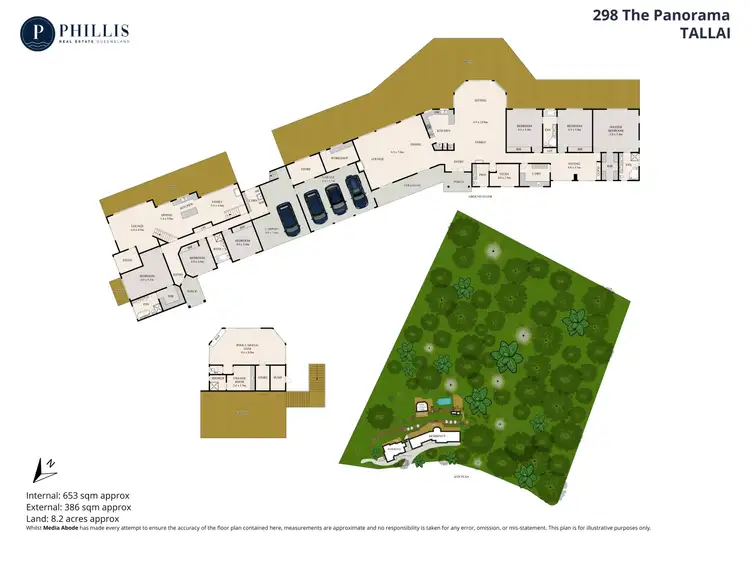 Floorplan of Homely house listing, 298 The Panorama, Tallai QLD 4213