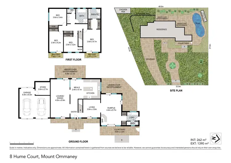 Floorplan of Homely house listing, 8 Hume Court, Mount Ommaney QLD 4074