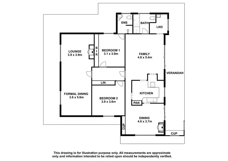 Floorplan of Homely rural property listing, 8 Wynham Road, Moorak SA 5291