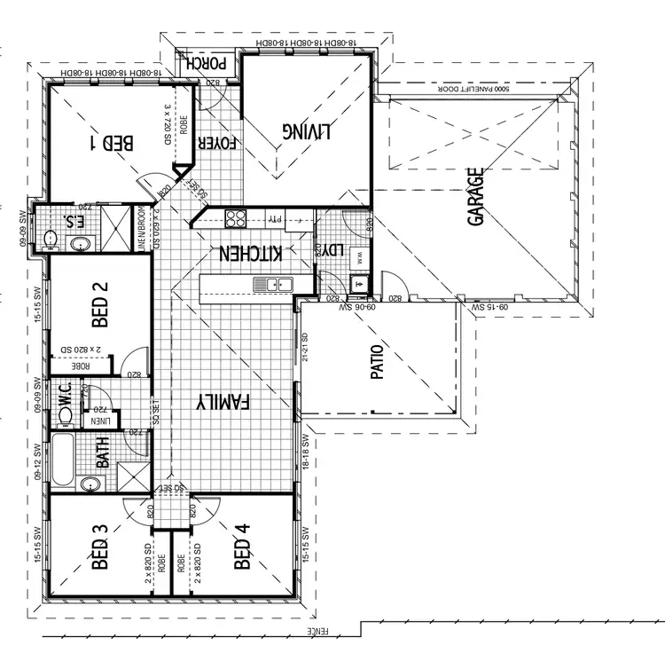 Floorplan of Homely house listing, 2 Wollomombi Parade, Dubbo NSW 2830