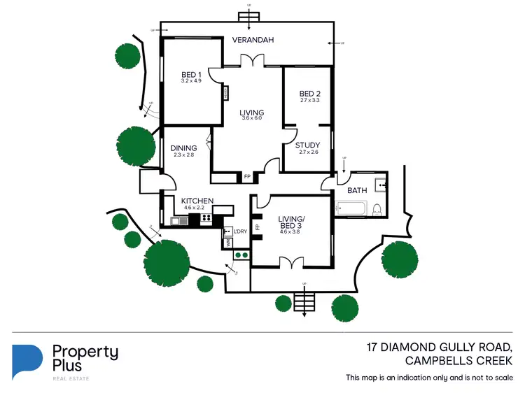 Floorplan of Homely house listing, 17 Diamond Gully Road, Campbells Creek VIC 3451