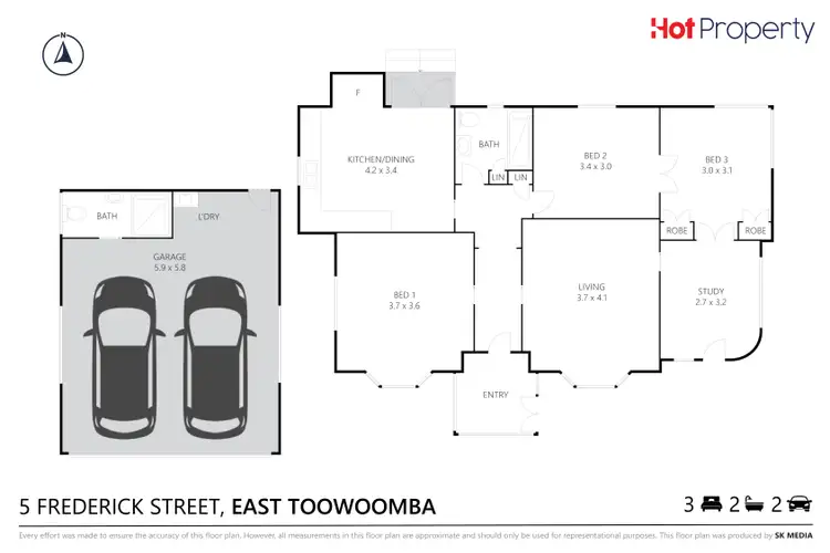Floorplan of Homely house listing, 5 Frederick Street, East Toowoomba QLD 4350