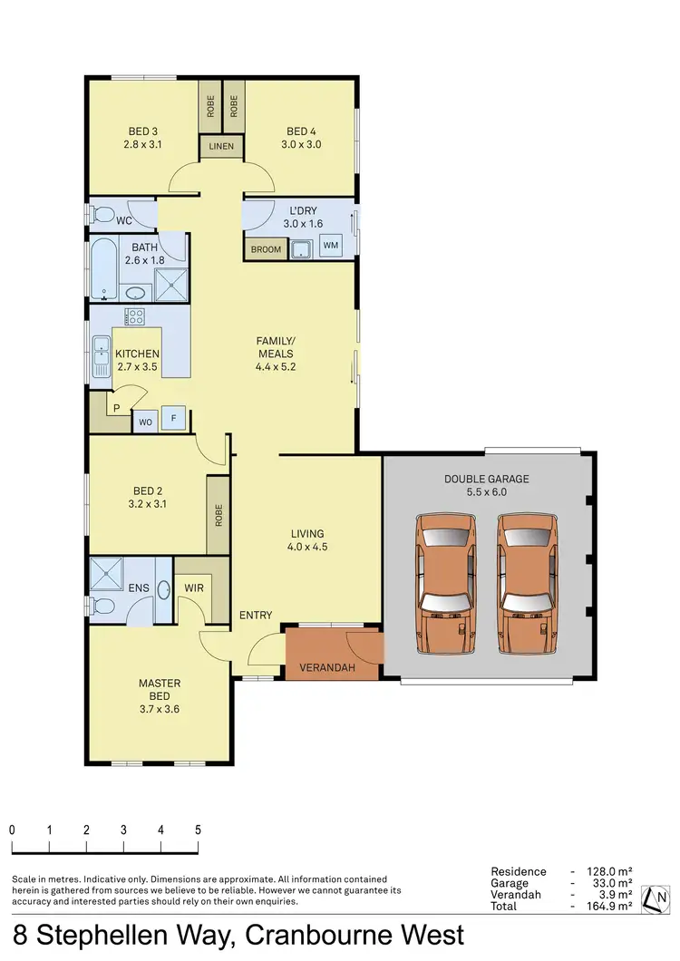 Floorplan of Homely house listing, 8 Stephellen Way, Cranbourne West VIC 3977
