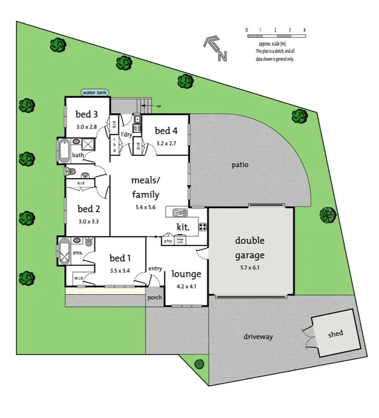 Floorplan of Homely townhouse listing, 3/20 Felix Grove, Mooroolbark VIC 3138