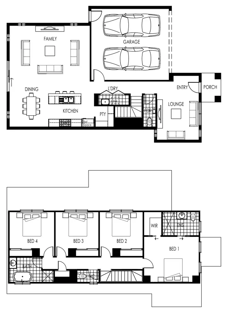Floorplan of Homely house listing, Lot 1153 Villa Doria Drive, Clyde North VIC 3978
