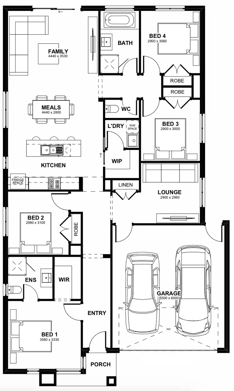 Floorplan of Homely house listing, Lot 1631 Arctic Street, Clyde North VIC 3978