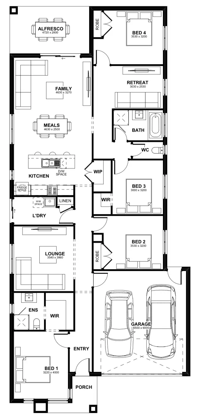 Floorplan of Homely house listing, Lot 2310 Rawlinson Street, Bacchus Marsh VIC 3340