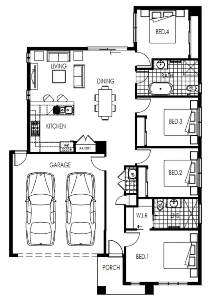 Floorplan of Homely house listing, Lot 2259 Mulsanne Road, Clyde VIC 3978