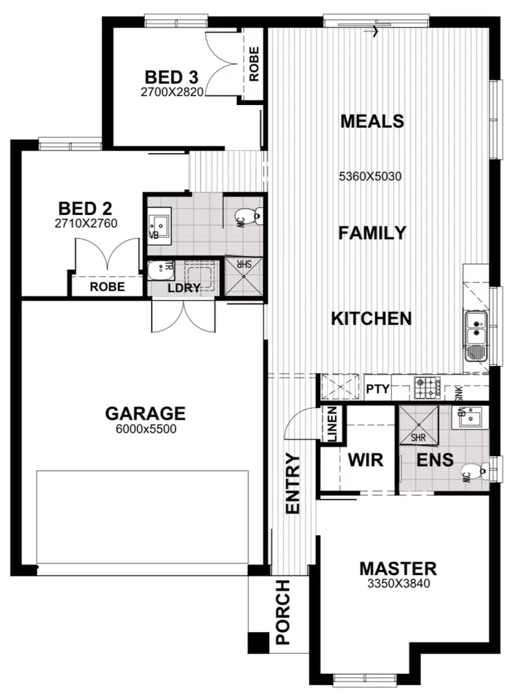 Floorplan of Homely house listing, Lot 20212 Bovine Crescent, Donnybrook VIC 3064
