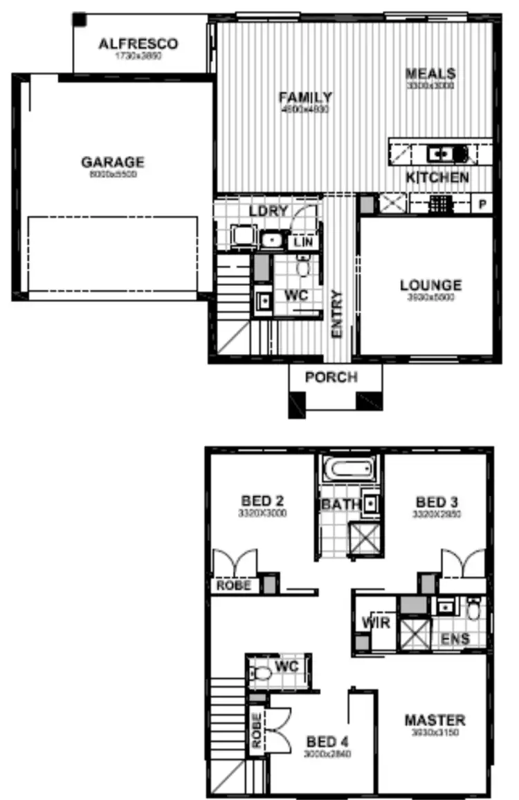 Floorplan of Homely house listing, Lot 1235 Casper Street, Cranbourne VIC 3977