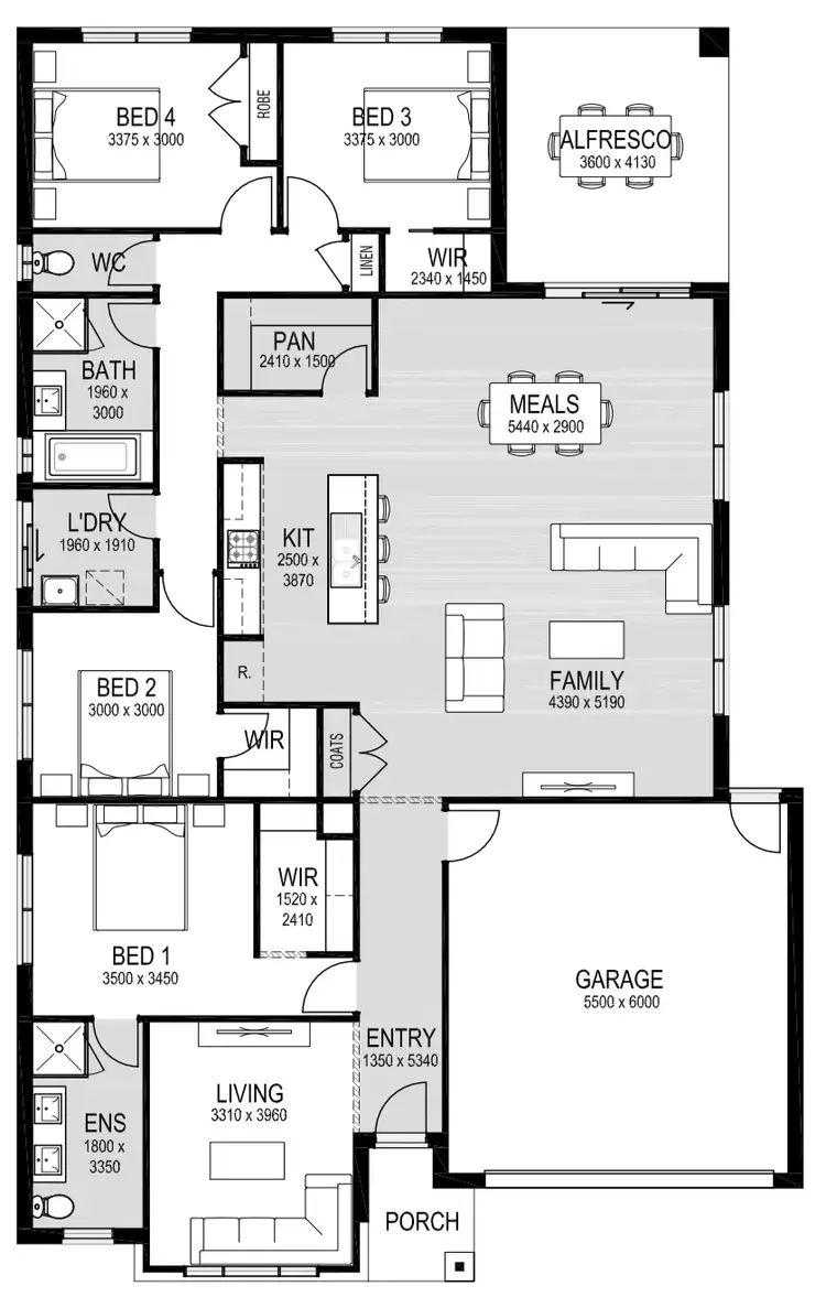 Floorplan of Homely house listing, Lot 1034 Rufous Road, Frankston South VIC 3199