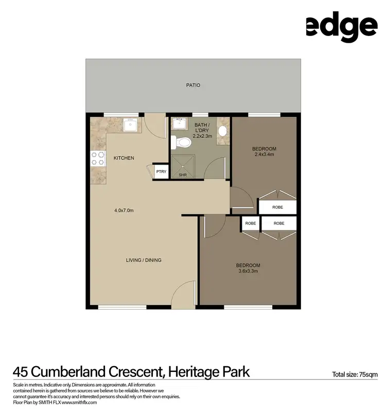 Floorplan of Homely unit listing, 14/16 Forest Street, Woodridge QLD 4114