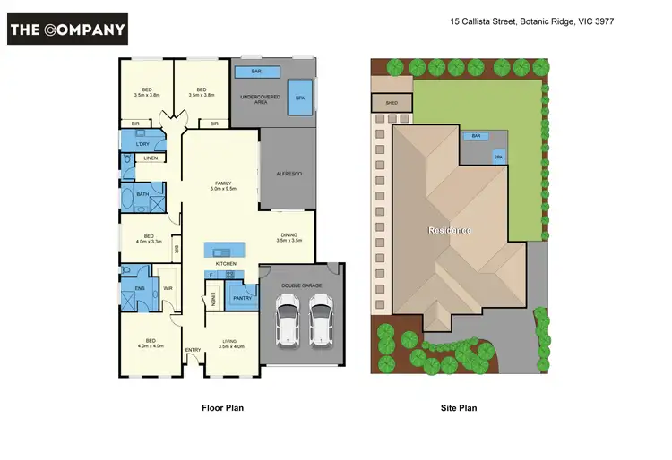 Floorplan of Homely house listing, 15 Callista Street, Botanic Ridge VIC 3977