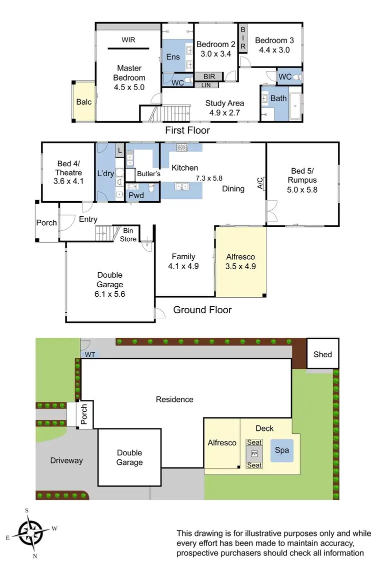 Floorplan of Homely house listing, 45 Quist Parade, Cranbourne West VIC 3977