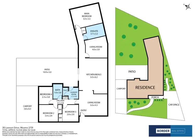 Floorplan of Homely house listing, 35 Lawson Drive, Moama NSW 2731