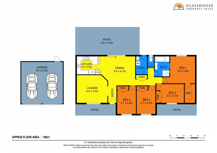 Floorplan of Homely house listing, 46 Parkview Road, Glass House Mountains QLD 4518