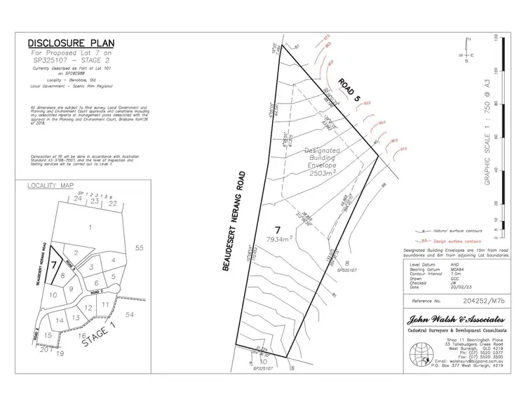 Floorplan of Homely land listing, LOT 7, 2558 Beaudesert-Nerang Road, Benobble QLD 4275