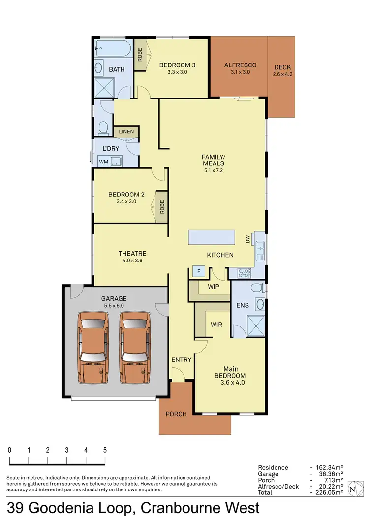 Floorplan of Homely house listing, 39 Goodenia Loop, Cranbourne West VIC 3977