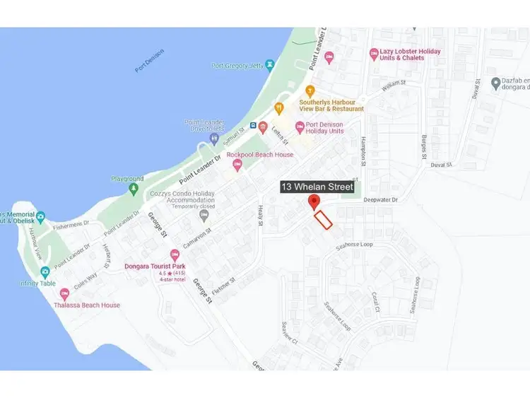 Floorplan of Homely land listing, 11 Whelan Street, Port Denison WA 6525