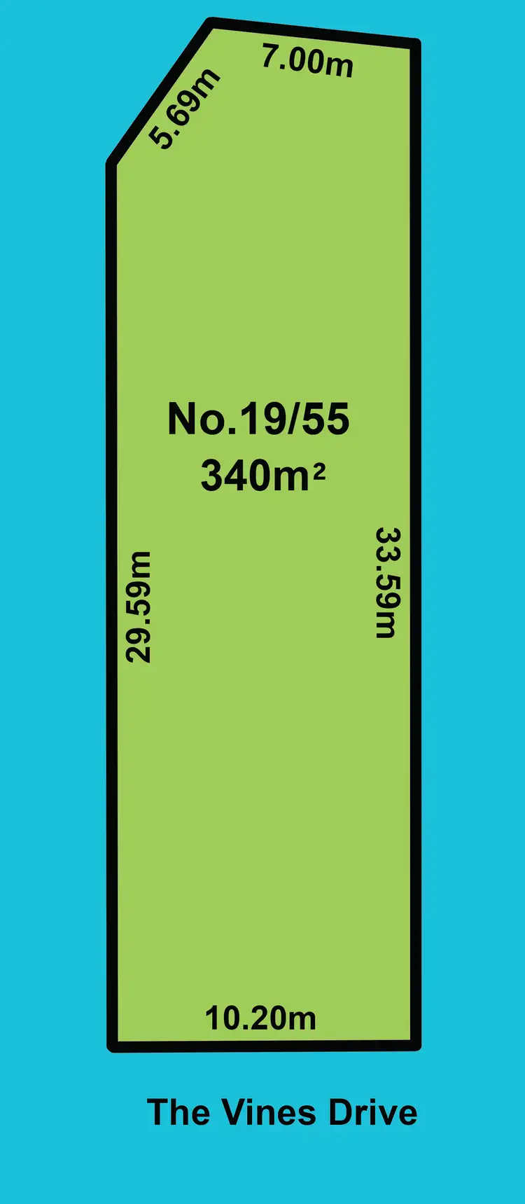 Floorplan of Homely land listing, 19/55 The Vines Drive, Normanville SA 5204